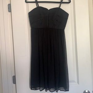 MAX AND CLEO STRAPLESS BLACK DRESS, SIZE 4